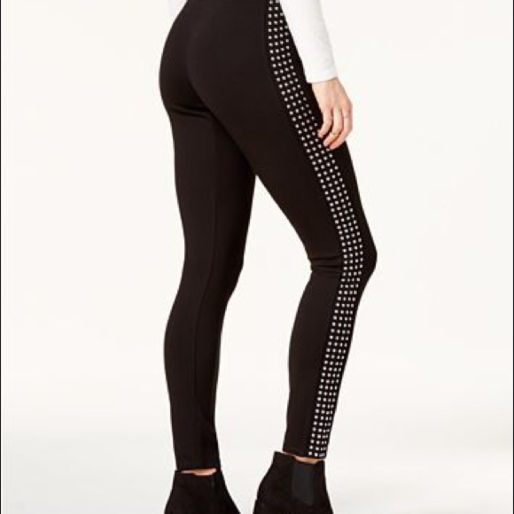 Bar lll Black Studded Leggings